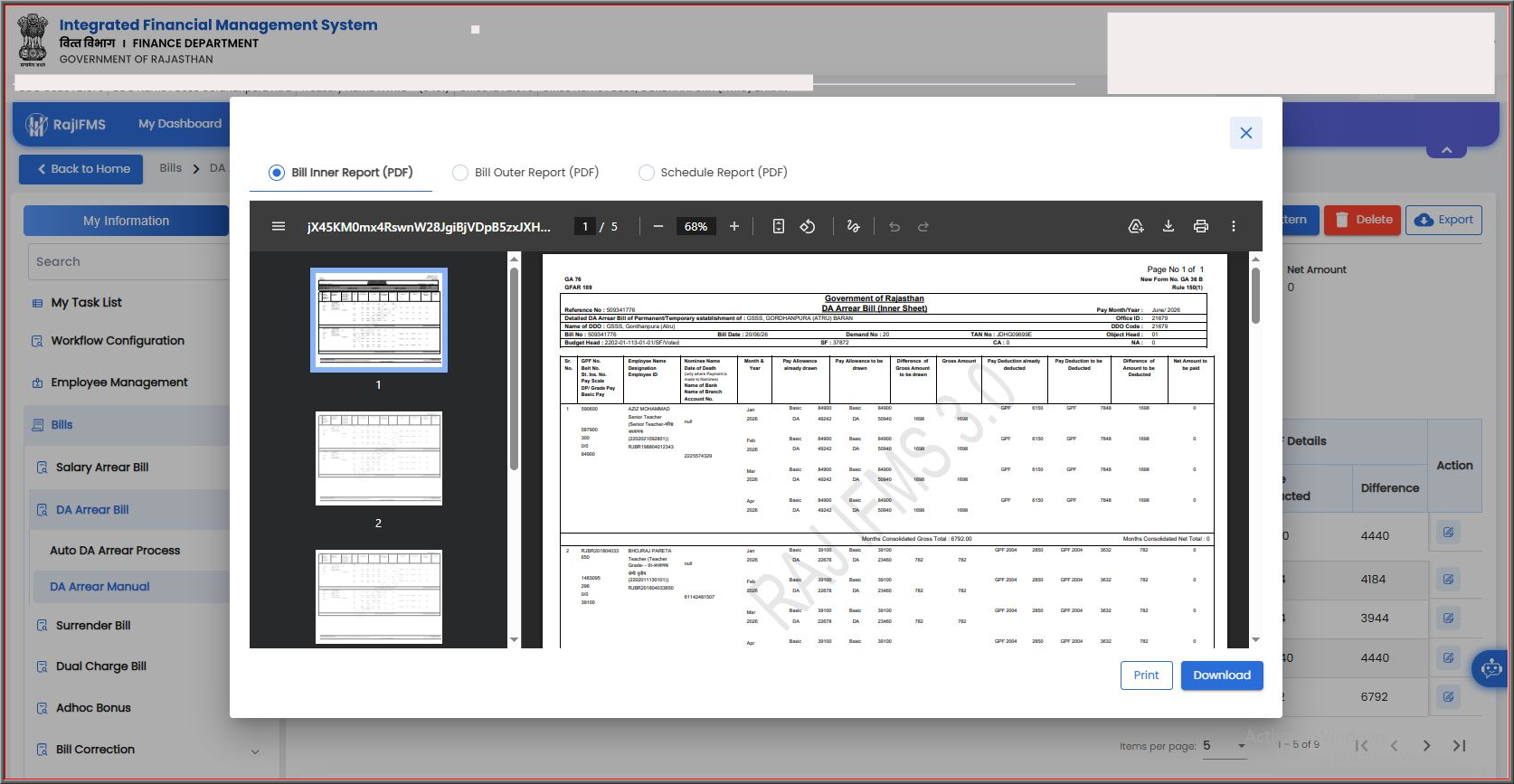 Step 9: Select Employees